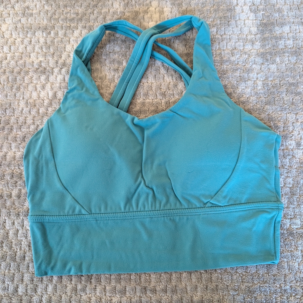 Buffbunny Rosa Teal Sports Bra